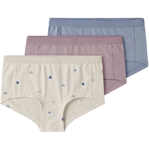 Name It Hipsters - Noos - 3-pack - NkfHipster - Peyote Melange/M - Name It - 13-14 jaar (158-164) - Hipsters