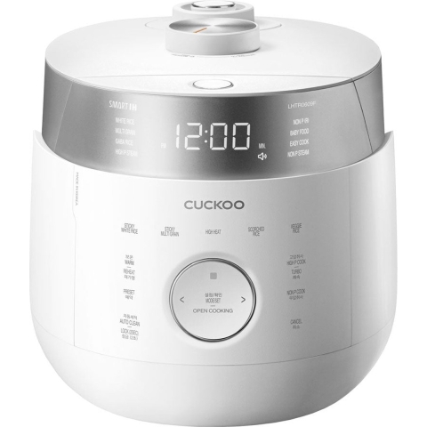 Cuckoo CRP-LHTR0609F Rijstkoker Wit, Zilver Met maatbeker