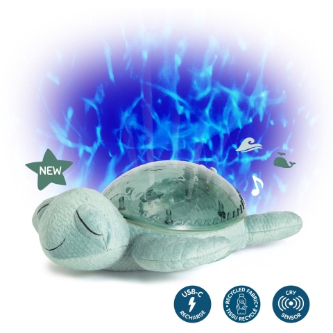Cloud-B Nachtlamp m. Geluid - Tranquil Turtle - Mint Groen - Cloud-B - OneSize - Nachtlamp