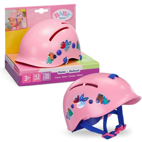 Baby Born Fietshelm - Roze - BABY born - OneSize - Poppentoebehoren