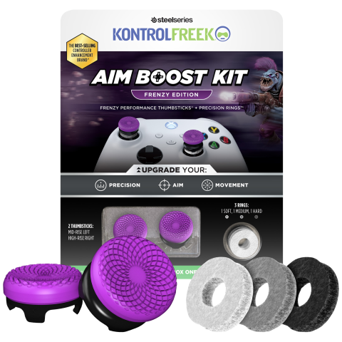 Kontrolfreek Frenzy Aim Boost Kit Paars / Zwart Xbox Boost-kit