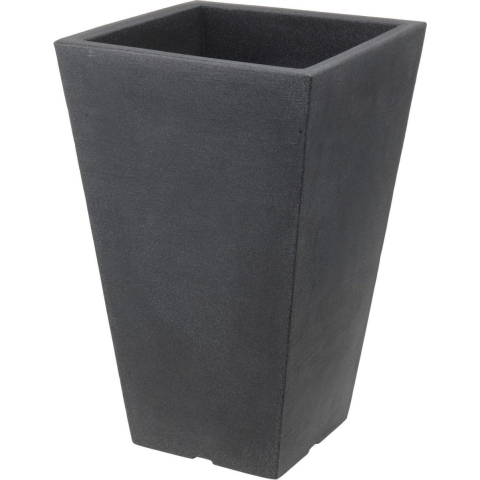 Bloempot capri 35x35xh55 cm Antraciet Nampook - Nampook