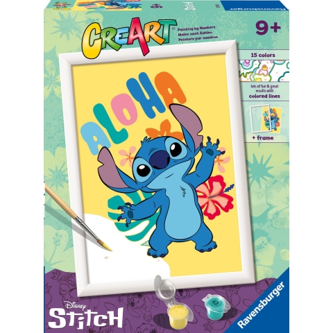 Ravensburger Creart schilderen  op nummer Aloha Stitch