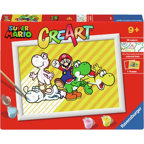 Ravensburger Creart schilderen  op nummer Super Mario