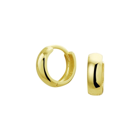 Marie-Celeste Klapoorringen - 10 mm - Scharnier sluiting - Goud