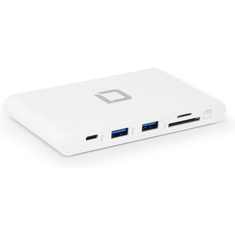 Dicota D31729 - Ethernet LAN - 2x USB 3.2 Gen1 - Wit