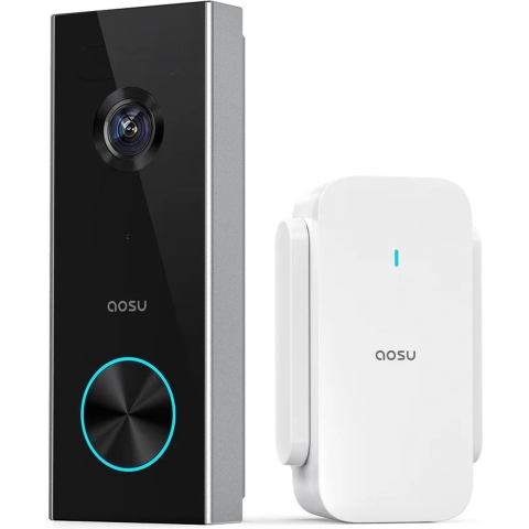 Aosu V8P Complete set voor Video-deurintercom WiFi 1 stuks Grijs, Wit