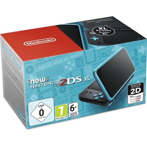 New Nintendo 2DS XL (Black/Turquoise)