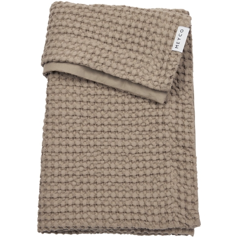 Deken Wieg Meyco Waffle Cotton Taupe