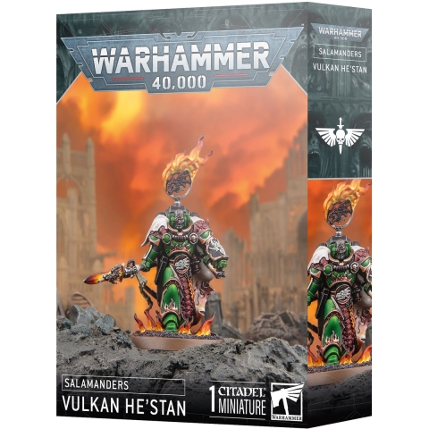 Beeldje Games Workshop Warhammer 40k - Salamanders Vulkan He'Stan