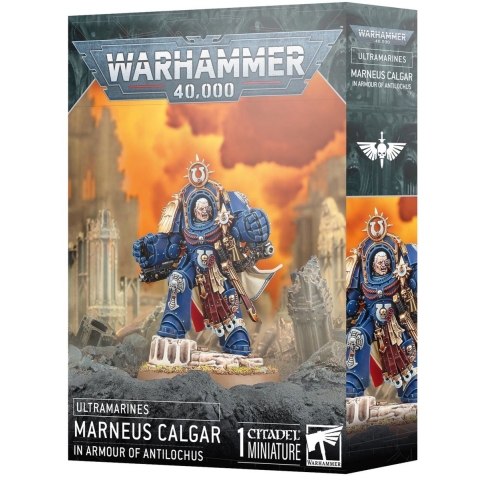 Beeldje Games Workshop Warhammer 40k - Ultramarines Marneus Calgar en Armure d'Antilochus