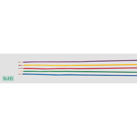 HELU 29118 Enkele ader H05V-K 1 x 1 mm² Wit 100 m