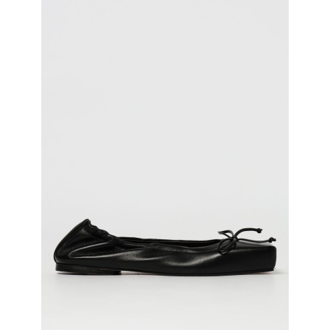Jacquemus Zwarte Leren Ballerina's
