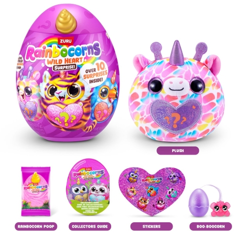 Rainbocorns Verrassing - 14 Onderdelen - Wild Heart - Rainbocorns - OneSize - Speelgoed