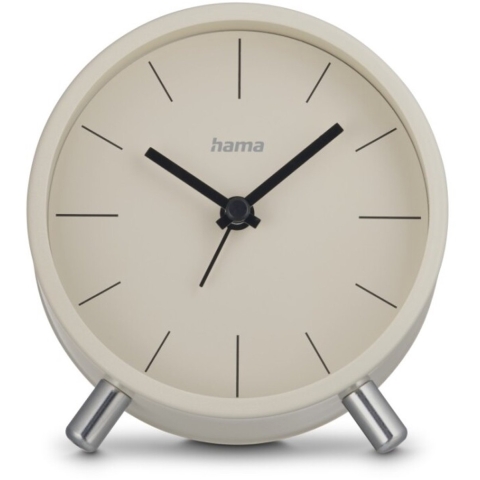Hama DCF Wekker Flores Tikt Niet Grijs/Beige