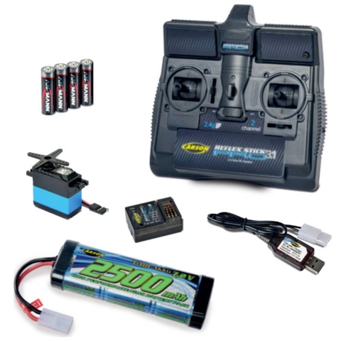 Carson Modellsport UK REFLEX STICK PRO 3.1 RC handzender 2,4 GHz Aantal kanalen: 2