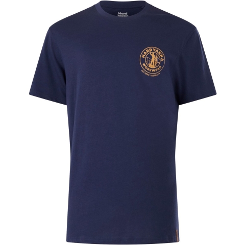 Hard Yakka Heritage Icon Katoenen Blauwe T-shirt voor Mannen