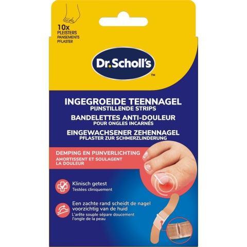 Scholl Ingegroeide Teennagel Pleisters 10 stuks