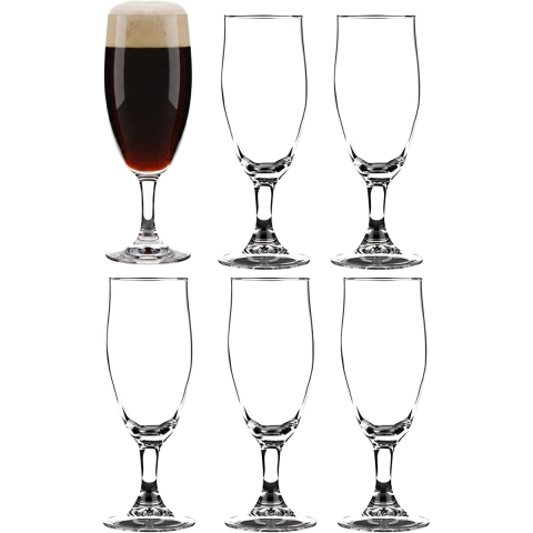 Vicrila Speciaalbier Glas - 6x - Porter - gehard glas - 38.5 cl - speciaalbier glazen - bierproe -