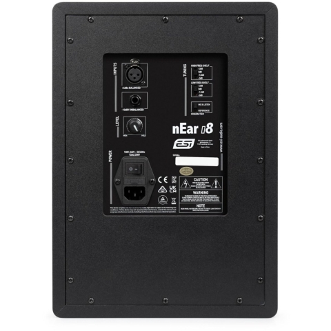 ESI nEAR i8 - actieve studiomonitor - 8-inch woofer - zwart