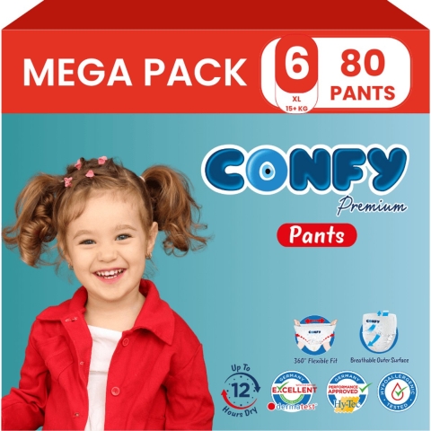 Confy Maandbox Premium Luier Maat 6 XL 15+kg 120 stuks