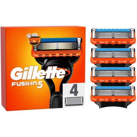 Gillette Scheermesjes Fusion 5 4 stuks