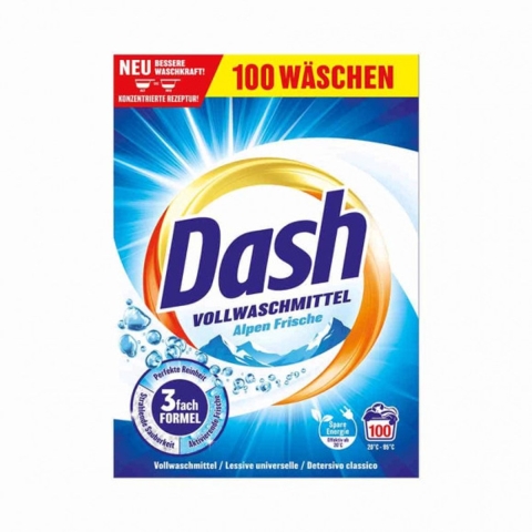 Dash Dash Alpen Fris Poeder Wasmiddel 5KG 100 Wasbeurten