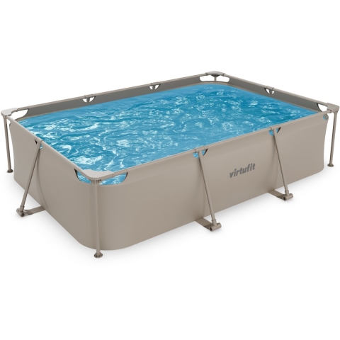 VirtuFit Rechthoekig Zwembad - 300 x 210 x 66 cm - Beige