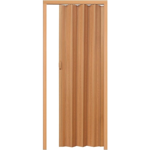 Tectake Vouwdeur - Ruimteverdeler - Waterbestendig - Hazelaar 203 x 80 cm
