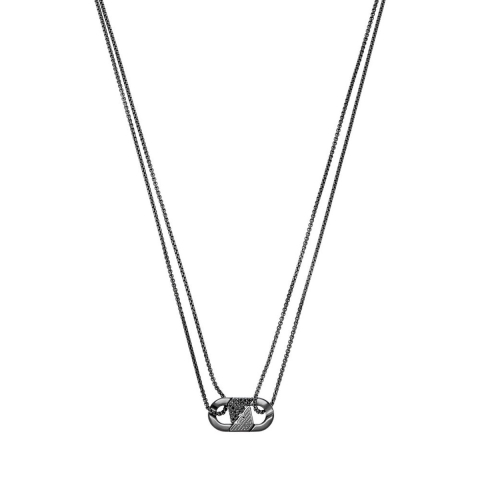 Emporio Armani EGS3172001 Heren Collier 52cm - Zwart