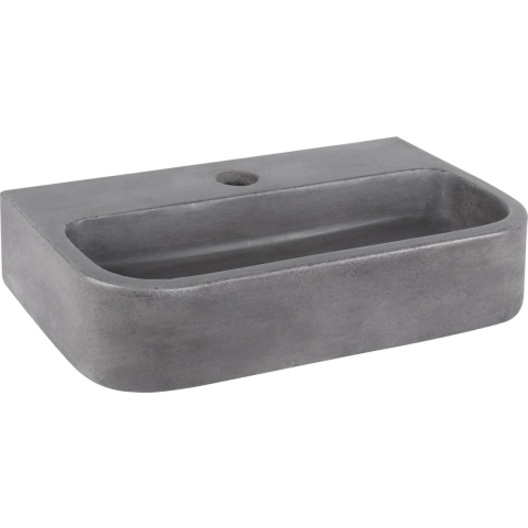 Differnz Ovale - Fontein beton donkergrijs - 38 x 24 x 8 cm