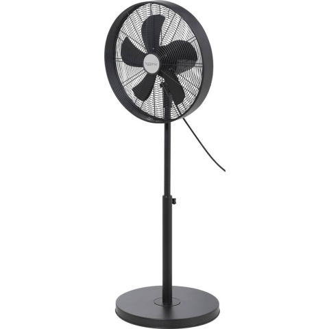 Sygonix Staande ventilator 50 W (Ø x h) 445 mm x 1200 mm Zwart In hoogte verstelbaar
