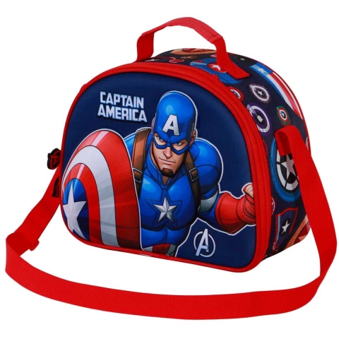 Broodtrommel voor kinderen Karactermania Marvel Captain America Patriot 3D