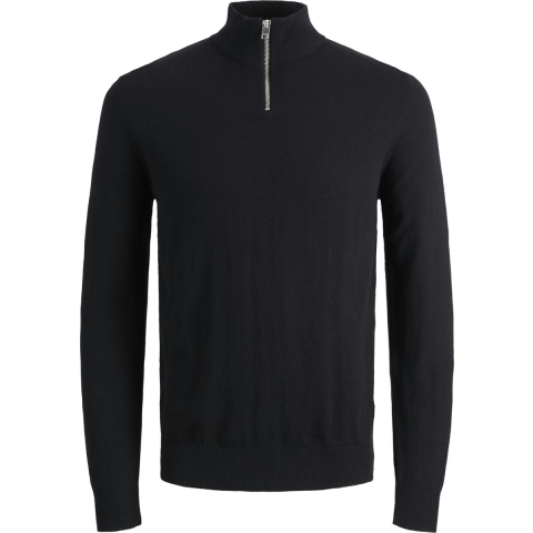 Jack & Jones Blouse - Gebreid - Noos - JjeEmil - Zwart - Jack & Jones - 16 jaar (176) - Shirts