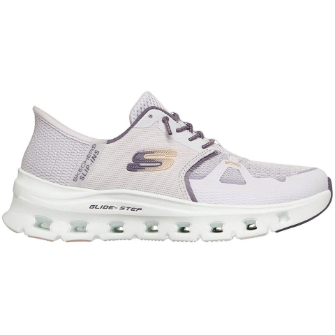 Skechers Glide-Step Pro Polyester Dames Lavendel Sneakers