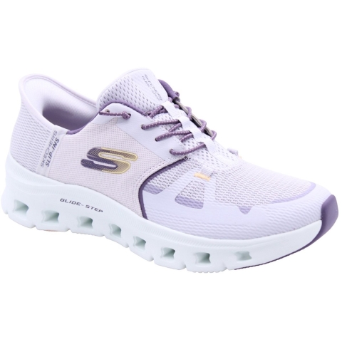 Skechers Glide-Step Pro Polyester Dames Lavendel Sneakers