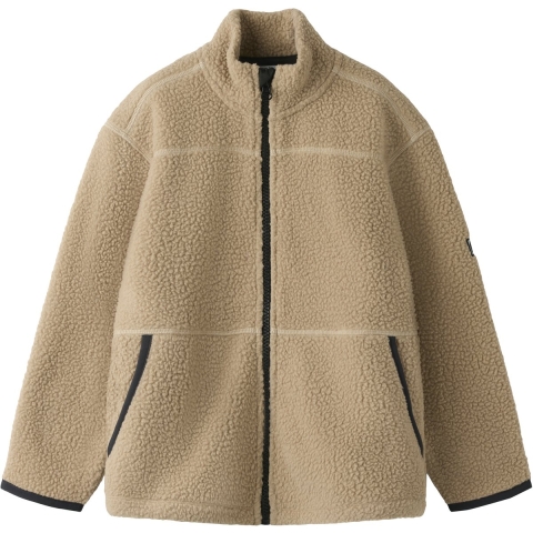 Name It Fleece Jas - Teddy - NmfBulina - Verguld Beige - Name It - 4 jaar (104) - Fleece Jassen