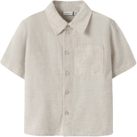 Name It Overhemd - NmmFaher - Peyote Melange - Name It - 5 jaar (110) - Hemd S/S