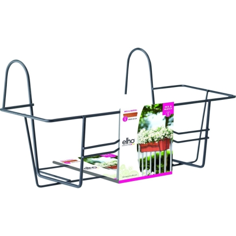 Green basics/berlin balkonrek 60 cm antraciet elho - Elho
