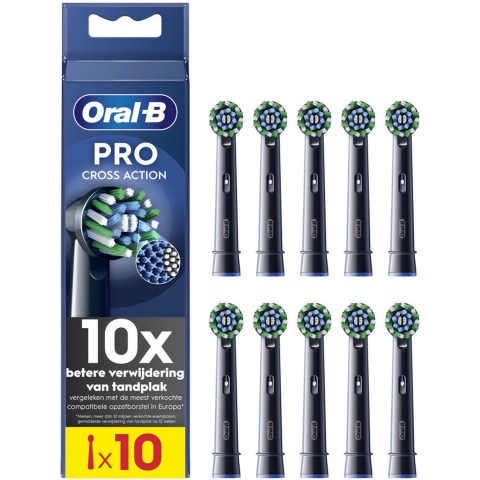 Oral-B Opzetborstels Cross Action Zwart
