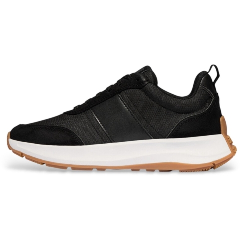 FitFlop F-mode flow suede-mix flatform sneakers