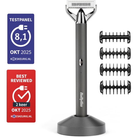 BaByliss OT996E - Scheerapparaat en trimmer - 100% waterdicht - 4 opzetkammen
