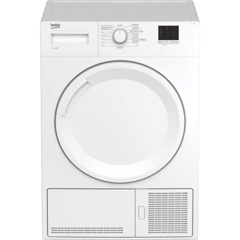 Beko Dcu7230bx - Condensdroger - 7 Kg - Uitgestelde Start - 65 Db - Energieklasse B . Tweedehands (Refurbished)