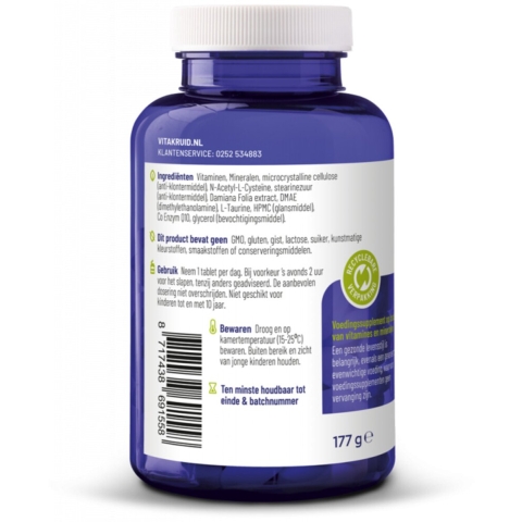 2x Vitakruid Multi Nacht Man 90 tabletten