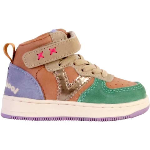 Leren babyschoenen met elastisch trekkoord Victoria Tiempo