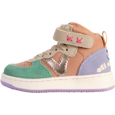 Leren babyschoenen met elastisch trekkoord Victoria Tiempo