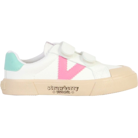Baby leren look sneakers Victoria