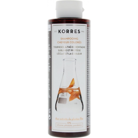 Korres Shampoo Zonnebloem en Bergthee | 250 ml