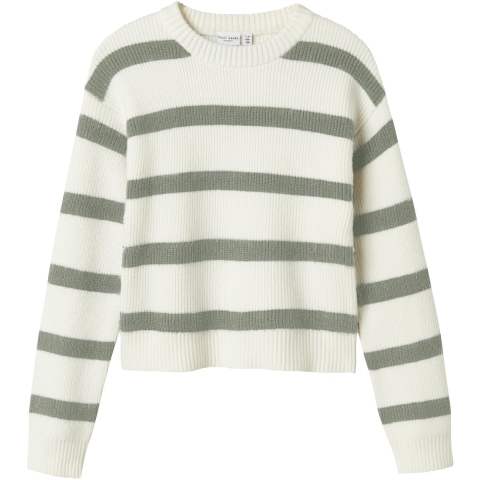Name It Blouse - Gebreid - Viscose - NkfVnilla - Cloud Danser/Sh - Name It - 9-10 jaar (134-140) - Shirts
