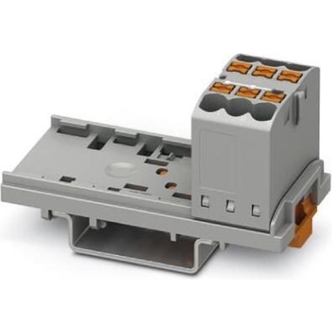 Phoenix Contact 3273000 Verdeelblok 28.6 mm Spanveer Grijs 10 stuk(s)